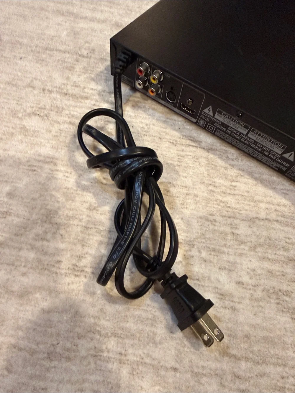 GPX Black DVD Player - Compact Electronics Video Device
